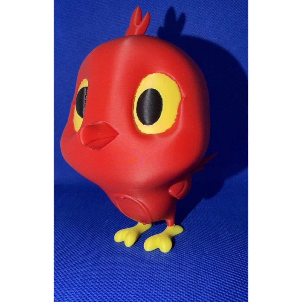 Baby Red Bird Kids Toy Mickey Mouse Clubhouse Fan Art 6” Age 3+ Toddler Tested!